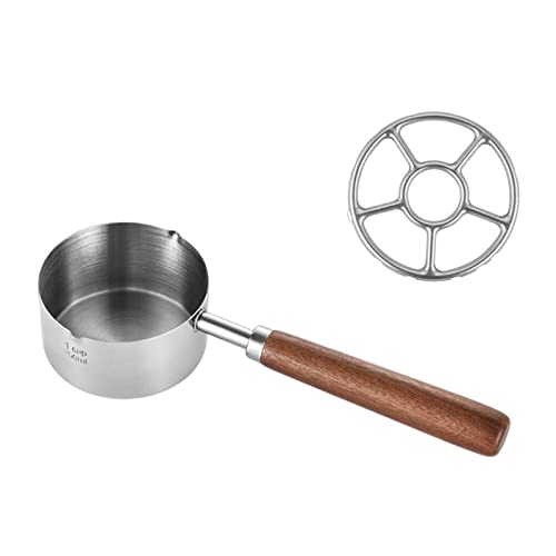 Cazo de acero inoxidable pequeño para recalentar comida individual sin ensuciar ollas grandes 7