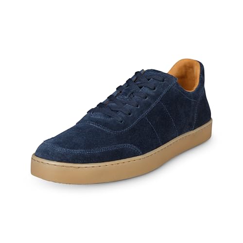 Baskets homme Allen Edmonds Liam confortables en cuir bleu marine lacets 42 EU