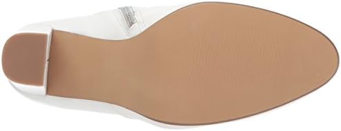 Steve Madden Women's Editor Ankle Boot, White Leather, 5.5 M US | Image 3
