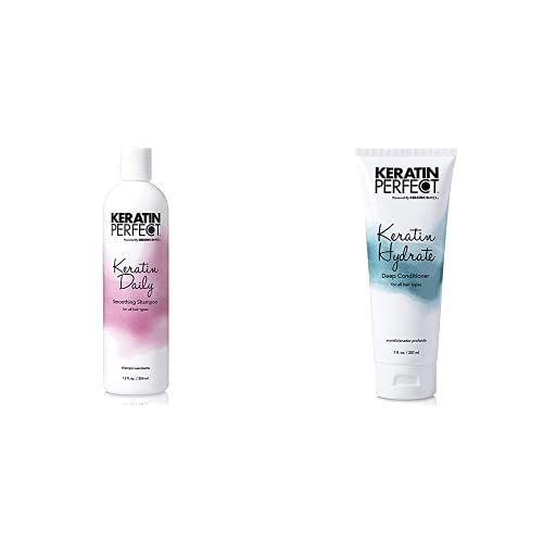 Keratin Perfect Smoothing Shampoo - 354 Ml, Für Keratin- & Farbbehandeltes Haar, Sulfatfrei