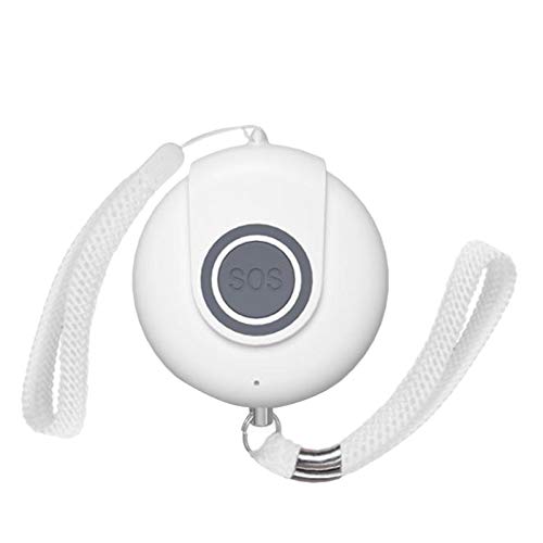 BotóN de PáNico InaláMbrico SOS para Ancianos de Emergencia Collar de SOS BotóN de Alarma de PáNico Alerta de Sonido para Personas Mayores Desactivar