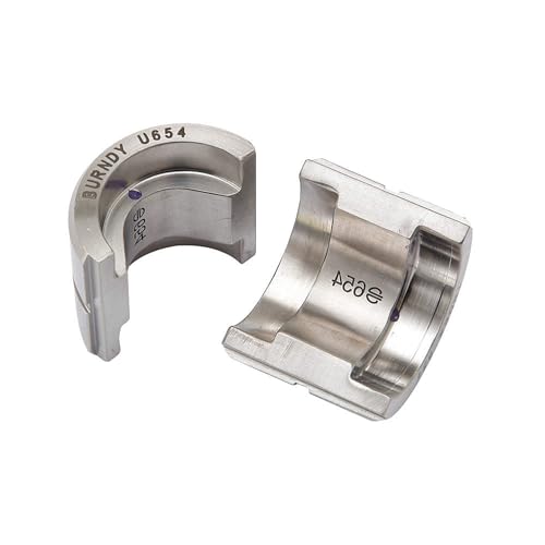 Burndy U654 Radial Butting Twin Die, Stainless Steel