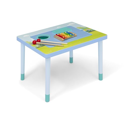Bluey Compact Play & Learn Sensory Table – Includes Musical Instruments - Use as Sand Table/Sensory Table/Activity Table/Montessori Toy, Blue image 10