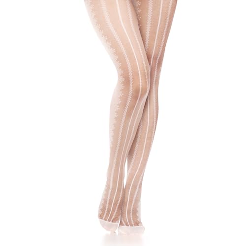 Image of Benefeet Sox Womens Sheer Tights Girls Floral Patterned Sheer Nylon Pantyhose Stockings Silky Party Lolita Tights Gifts