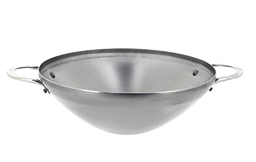 De Buyer 5619.28 - Wok mineral b 2 asas (diámetro 28 cm)