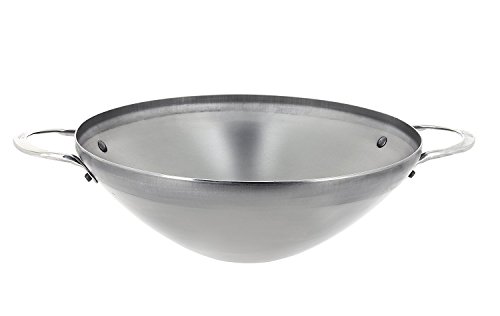 De Buyer 5619.28 - Wok mineral b 2 asas (diámetro 28 cm)