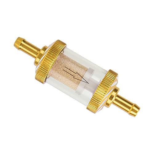 Filtro de Gasolina para Combustível de Motocicleta, Escultura para Moto de 6mm de Diâmetro, Material