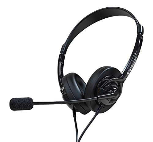 Spracht Zum350B Zum 350 3.5Mm And 2.5Mm Dual-Ear (Binaural) Stereo Headset, Black #TOP24