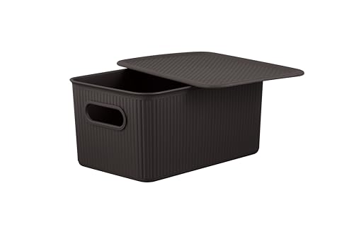 Panier rangement plastique 5L Superio pour organiser étagères et tiroirs