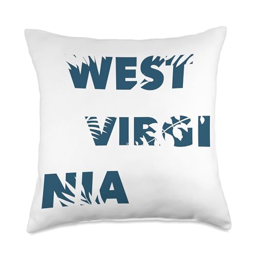 Flower State USA - US State West Virginia Throw Pillow