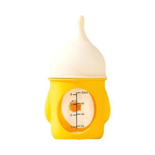 2026 Botellas de alimentación con biberón a prueba de fugas y exprimibles, botellas reutilizables para cachorros de leche para cachorros, biberones de alimentación para cachorros recién nacidos (A