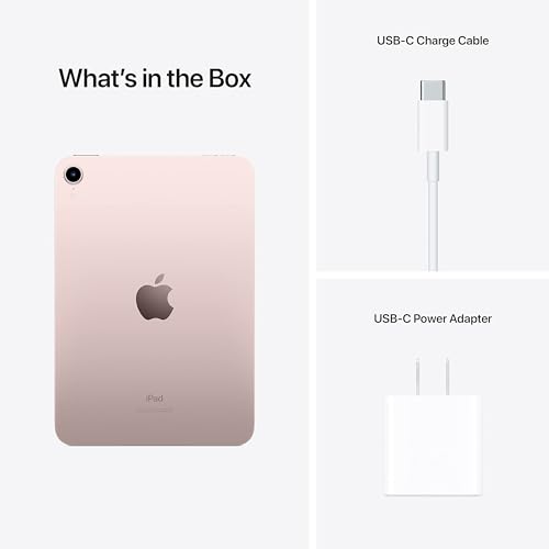 Image of Apple iPad mini (6th Generation, 8.3-inch, 2021), 64GB, Wi-Fi, Pink (Renewed)