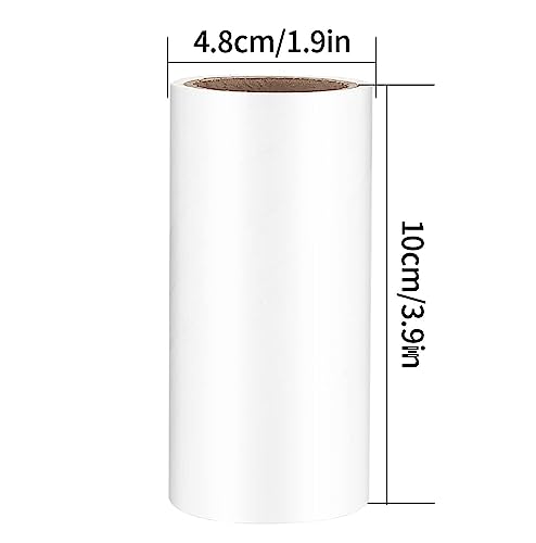 Image of House of Quirk Lint Rollers Reusable Sticky Picker Cleaner Roller with Pet Hair Remover Brush 10cm Sheet 60 Sheets 1 Roll + 1 Pet Brush (Multi Leaf)
