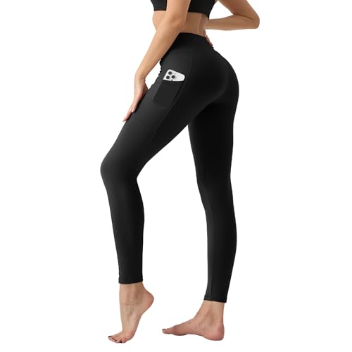 CHANAN High Waisted Leggings for Women No See Through Tummy Control Buttery Soft Capri Yoga Pants for Workout Athletic