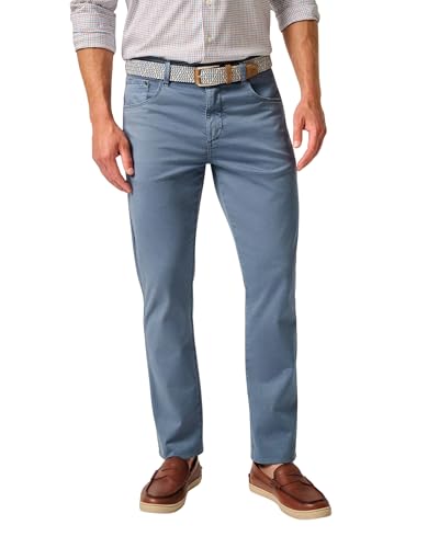 johnnie-O Carmel Sateen 5-Pocket Pants Blue Horizon / 40/30