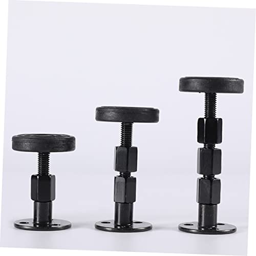 Operitacx Bedside Anchor Black Bedframe Adjustable Bed Frames Black Furniture Bed Frame Wall Stopper Wall Furniture Support Headboard From Hitting Wall Anti-Shake Fixer Anti-Shake Tool 2Pcs #TOP1