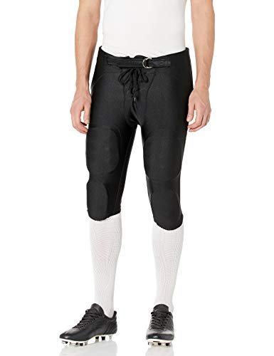 Intensity Men's Integrated Football Pants, Black, Medium