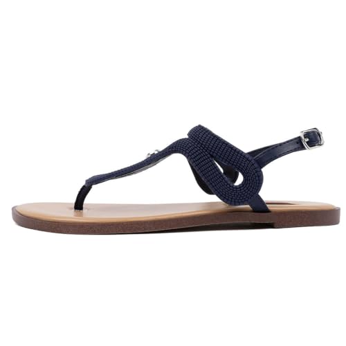Nautica Women’s Flat Sandals – Comfortable Thong Style with Adjustable Back Strap for Casual Summer Outfits, Beach, or Travel2