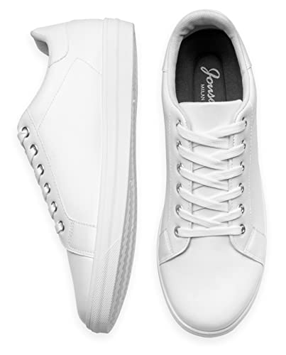 Jousen Mens Sneakers White Mens Casual Shoes Soft Breathable Fashion Sneakers for Mens 6