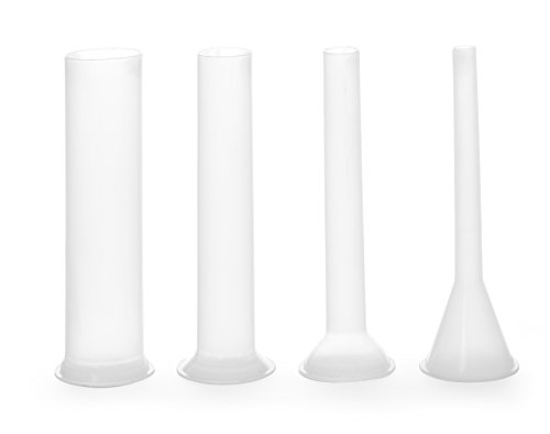 HENDI Wurstfüllmaschine, Wurstfüller, Wurstpresse, Wurstmaschine, Inkl. 4 Polypropylen Füllrohre, Durchmesser: 10/20/30… – Bild 3