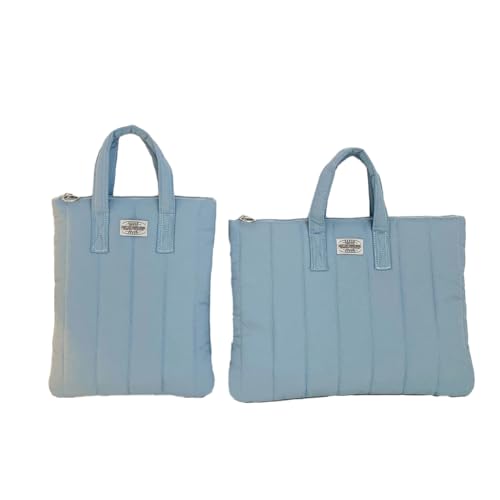 Buhdjfnke Casual Simple Color Puro Portátil Bolso para Viaje al Aire Libre Oficina Tablet PC Bolsa de Almacenamiento para 11, 13, 14 Ordenador Portátil B