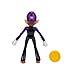 Super Mario Waluigi 4 Inch Action Figure with Coin