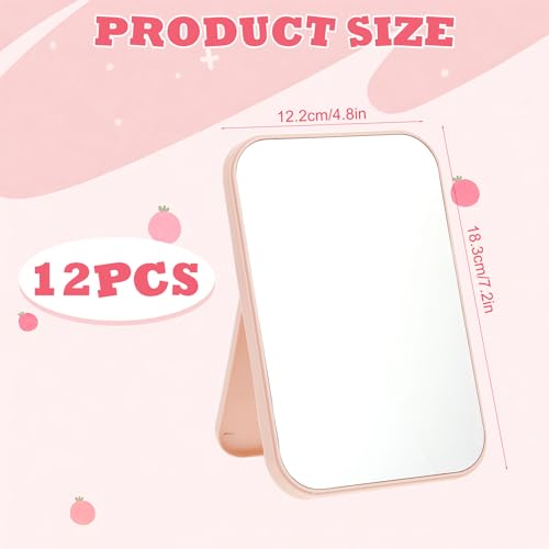 Rainmae 12 espejos de maquillaje para fiesta spa rosa miniatura 2