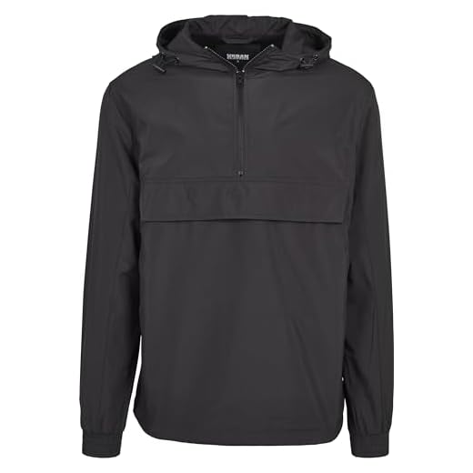 Urban Classics Herr basic tröja jacka, svart, 4XL