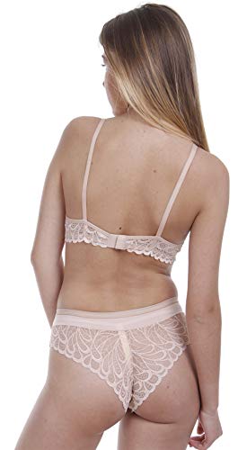 Image of FIMS - Fashion is my style Women's Girls Bra & Panty Set for Women-Crafted Out of (4 Way) Lycra Smooth Silky Fabric Bra Panty Set Lingerie Lingerie Set Bra Panty Set for Women Pack of 1 Set