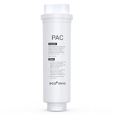 Ecoviva PAC Filter for Ultra-Filtration Under Sink Water Filter System