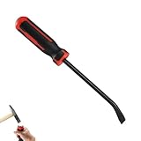 Facile à utiliser, économe en énergie: la tête incurvée et inclinée fournit un point de rotation pour le levier afin que vous puissiez soulever des choses facilement et efficacement. La conception de pointe facilite l'accès aux espaces étroits. Idéal pour les travailleurs domestiques et les professionnels.