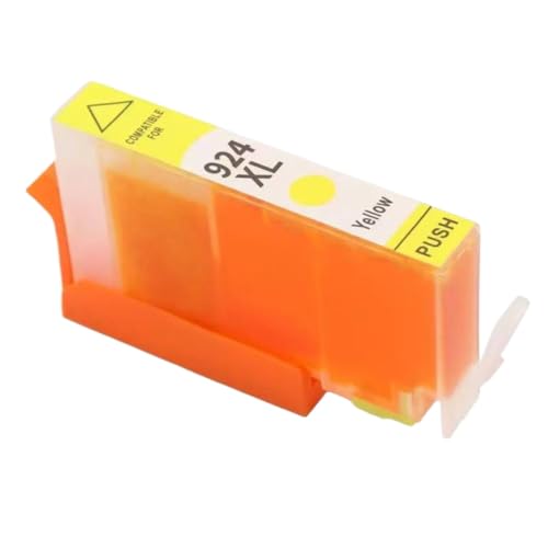 Cartouche d'encre 924 jaune séchage rapide pour OfficeJet Pro 8122e 8124e 8135e sans bavure