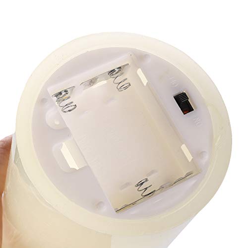 Luce notturna a LED, luce calda a forma di candela...