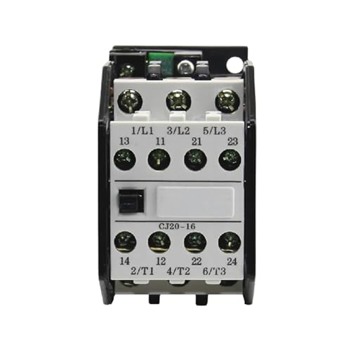 Contacteur CJ20-16A double contact NO/NF bobine 380V pour circuit de ventilation
