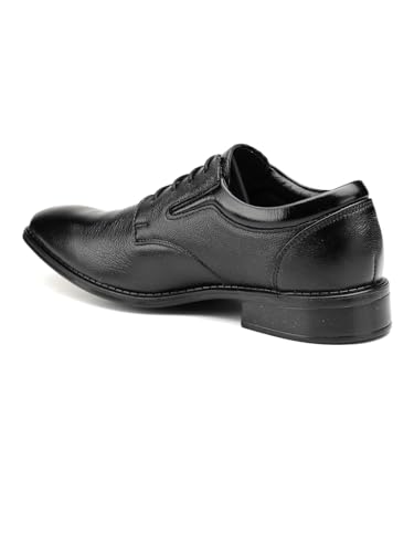 Image of Lee Cooper LC1473E2R Men's Leather Derby Formal Shoes | Lightweight, Comfortable & Stylish Lace-Ups for Office, Business