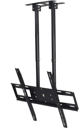 Support TV de plafond à mouvement complet pivotant 360 pour TV incurvée 60-100