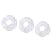 TOOGOO 3 Stücke Transparent Silikon Form Getrocknete Blume Harz Dekorative Handwerk DIY Arc Ring Form Typ Epoxidharz Formen für Schmuck
