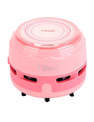 Tihoo Mini Elektrischer Tischstaubsauger Rosa Cover