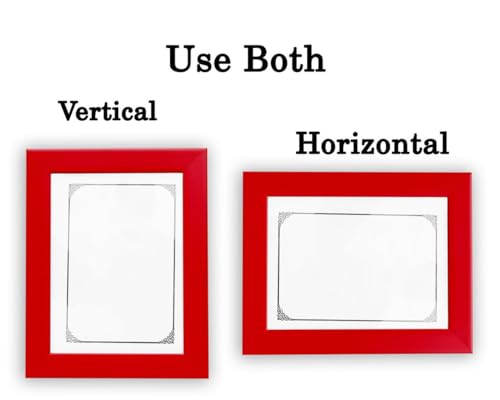 Image of Photo frame 3.5 x 5 inch (postcard size) Red Color Table Top /Wall Hanging Decoration & gift items with a table stand