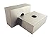 1-2-3 Blocks Single 1/2" Hole Matched Pair (2 Each), Hardened Steel RC 55-62, (1"x2"x3") 123 Precision Ground Machinist Set Up Blocks TTW123SH