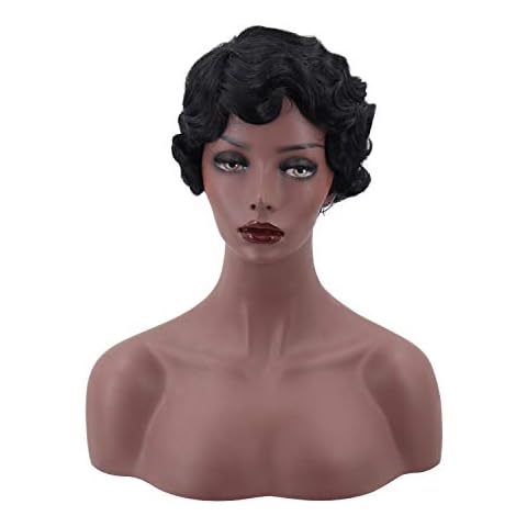 Synthetic Hair Mix Color Short Natural Wave, For Women Heat Resistant Wig Daily Wigs,A Cover