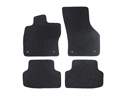 Alpha-Tex Fußmatten-Set für VW Lupo, Typ 60, 6X1 (Baujahr 1998-2005), Robust anthrazit | 4-TLG |...
