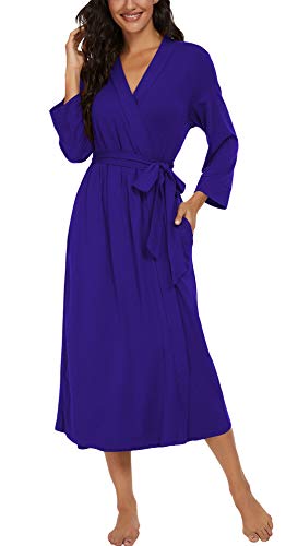 Image of VINTATRE Robes for Women Long Knit Bathrobe XS-4XL