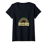 Photo Gallery donna earth day everyday arcobaleno earth day maglietta con collo a v Photo Gallery donna earth day everyday arcobaleno earth day maglietta con collo a v