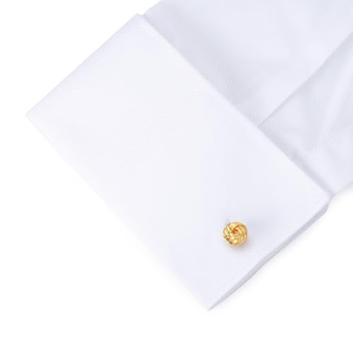 Mancuernillas Twist Knot HONEY BEAR Acero para Hombre miniatura 4