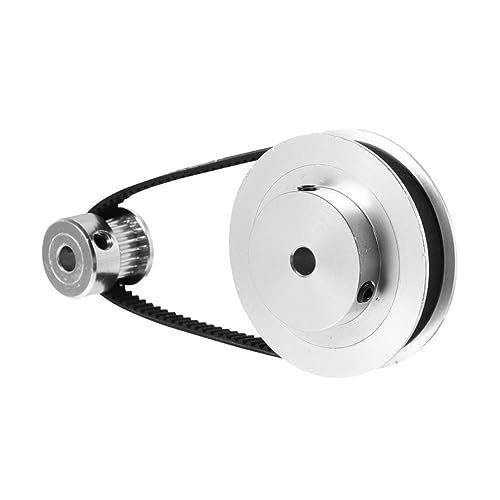 VINTORKY Reduction Drive Pulley Synchronous Wheel Aluminium Alloy Timing Belt Pulley Printer Supplies for Wheel