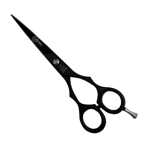 3Pro Surgical Modern Black 6 Inch Scissors for Hair Cutting Styling Trimming & Dressing