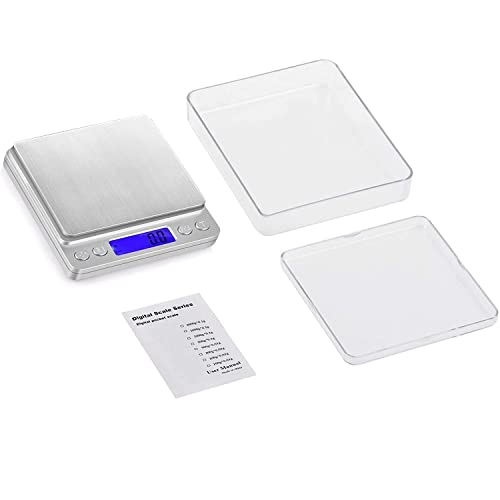 eWINNER 3000G/0.1G Mini Digital Scale Portable Lcd Electronic Scale Jewelry Weighing Scale(3Kg/0.1g)