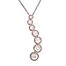 ROSE GOLD CUBIC ZIRCONIA JOURNEY PENDANT - Gold Purity:: 10K, Pendant/Necklace Option: Pendant Only