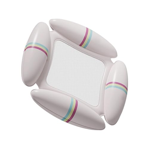 Genérico Silla Flotador Hinchable Adultos - Cama Flotante Agua con Reposacabezas Ergonómico | Confortable Colchoneta Malla PVC para | Tumbona Acuática Verano Playa Lago Bronceado